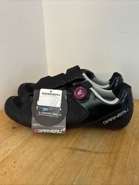 NEW Louis Garneau Women’s Carbon Road Cycling Shoes BOA Black US 10 EU 41